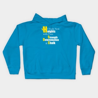 Rock Climber Tees Kids Hoodie